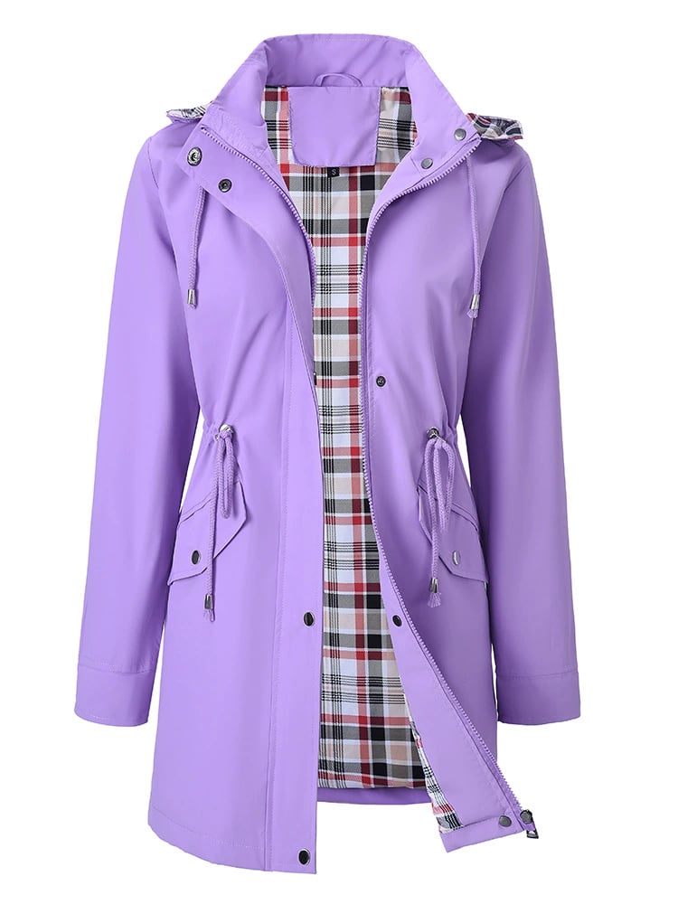 🍂Autumn Hot Sale 55%💗🧥Ultimate Plaid Waterproof Jacket for Women🍃