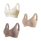 💕Women's Ribbed Push Up Adjustable Wireless Bra