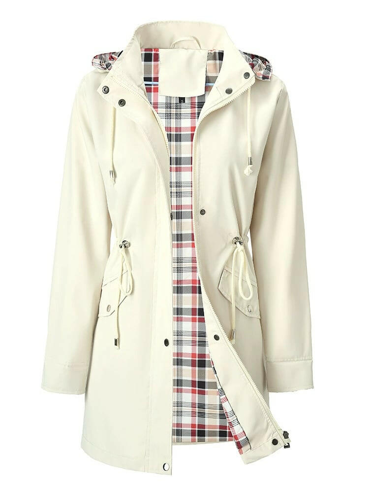 🍂Autumn Hot Sale 55%💗🧥Ultimate Plaid Waterproof Jacket for Women🍃