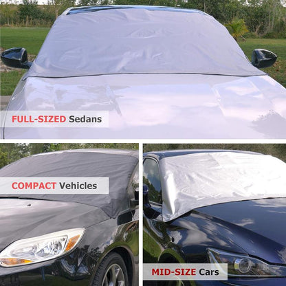 ⏳🔥Special Offer! ⛄️Anti-Ice, Anti-Frost❄️, and Windshield Snow Cover—a four-season snow cover suitable for sedans, SUVs, and trucks.