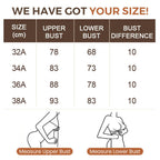 Front Clasp Invisible Bra - Stays Put Even When You Jump!