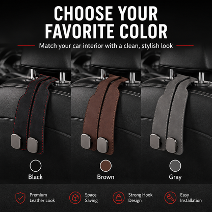 LAST DAY - BUY MORE GET MORE FREE 🧥Seat Back Hanger – Perfect for Bags, Coats & More