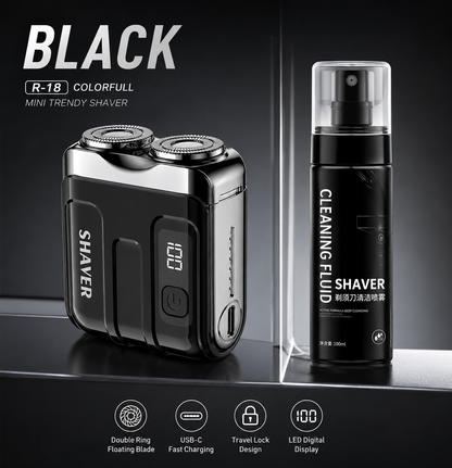 ⏳🔥LIMITED-TIME 50% OFF! ⏰🎁 Portable Mini Men's Electric Shaver – Compact & Rechargeable🧳