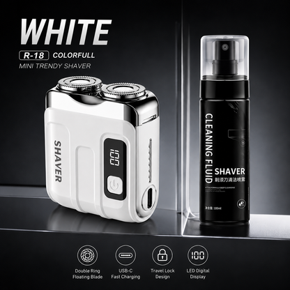 ⏳🔥LIMITED-TIME 50% OFF! ⏰🎁 Portable Mini Men's Electric Shaver – Compact & Rechargeable🧳