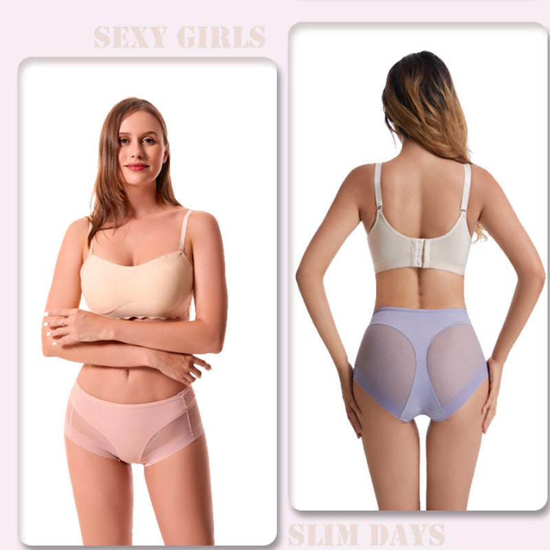 🎁Buy 1 get 3 free (4 pieces)⏳High Waist Ice Silk Seamless Shaping Briefs