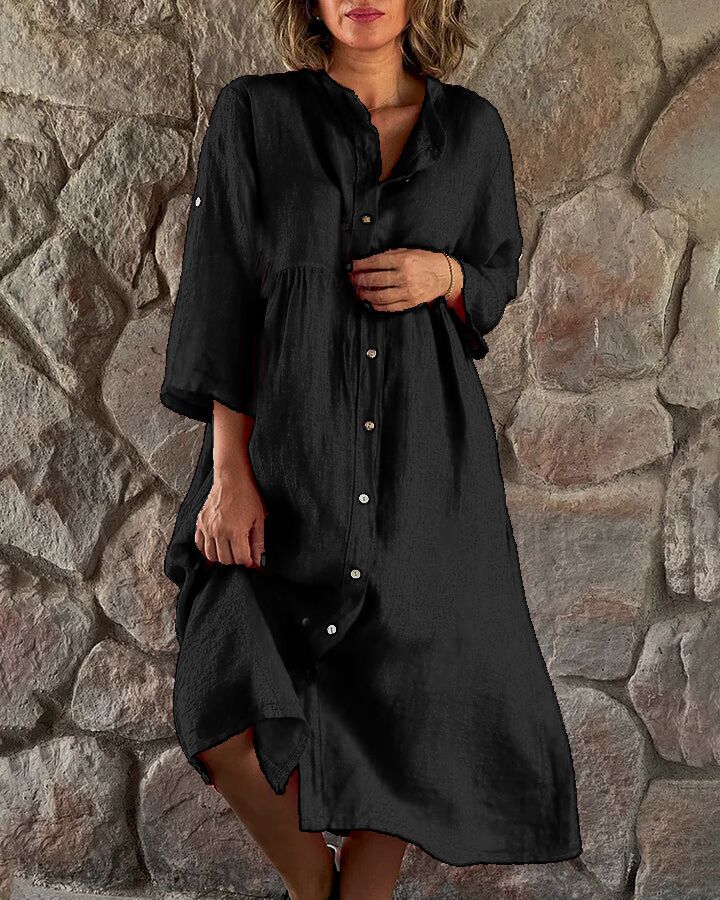 🌸Spring Specials🌸 Women's Loose Cotton Shirt Dress