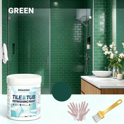 🥳2026 HOT SALE🥳🛁🎨 50% OFF! Tile & Tub Refinishing Paint Kit – Waterproof, anti‑slip finish. Covers stains & cracks. Easy DIY, no pro needed. ✨🛡️