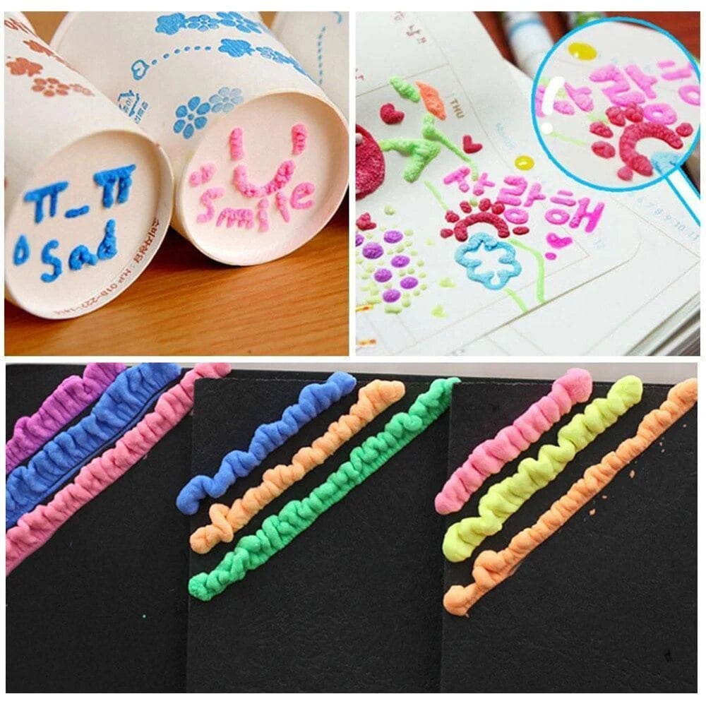 🎁🔮Magic Pen – Draw 3D with one stroke!🎄 DIY Bubble Popcorn Drawing Pens& Buy 1 Get 1 Free 🔥