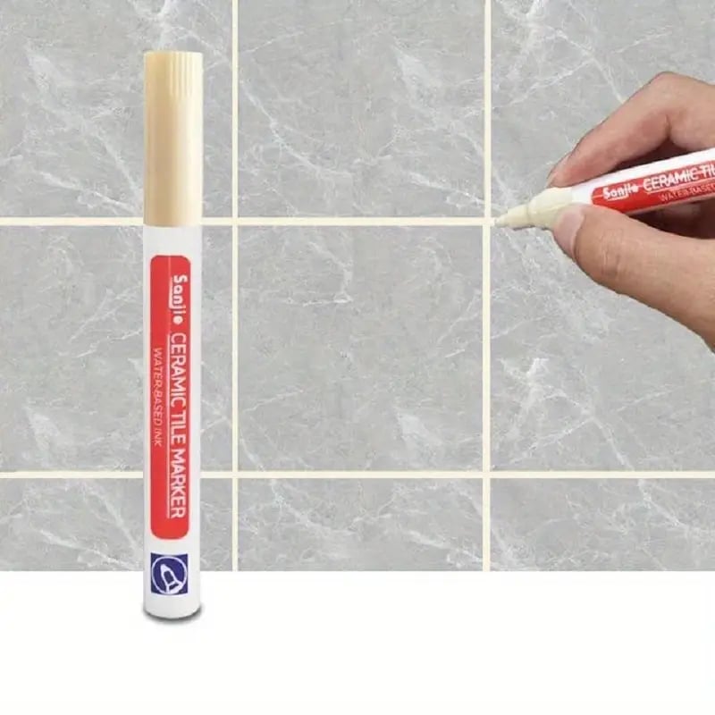 🎉 2026 Sale — Over 29,100 Sold!🖊️ Tile Grout Marker Pen – Waterproof ✨