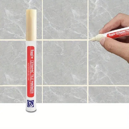 🎉 2026 Sale — Over 29,100 Sold!🖊️ Tile Grout Marker Pen – Waterproof ✨
