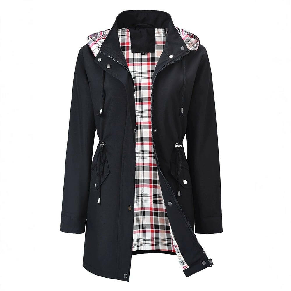 🍂Autumn Hot Sale 55%💗🧥Ultimate Plaid Waterproof Jacket for Women🍃