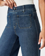 🍂Autumn Promotion 49%💕Tummy Control Cropped Wide-Leg Jeans