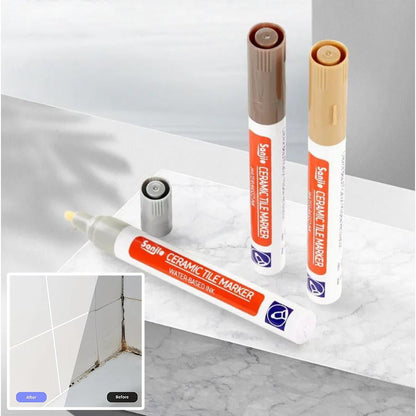 🎉 2026 Sale — Over 29,100 Sold!🖊️ Tile Grout Marker Pen – Waterproof ✨