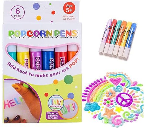 🎁🔮Magic Pen – Draw 3D with one stroke!🎄 DIY Bubble Popcorn Drawing Pens& Buy 1 Get 1 Free 🔥
