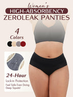 LOSWIE®Women's High-Absorbency ZeroLeak Panties