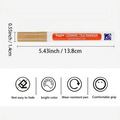 🎉 2026 Sale — Over 29,100 Sold!🖊️ Tile Grout Marker Pen – Waterproof ✨
