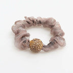 🌟Elegant Rhinestone Mesh Hair Ties💕