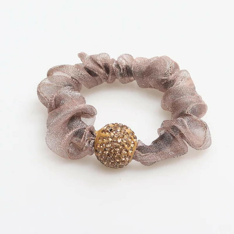 🌟Elegant Rhinestone Mesh Hair Ties💕