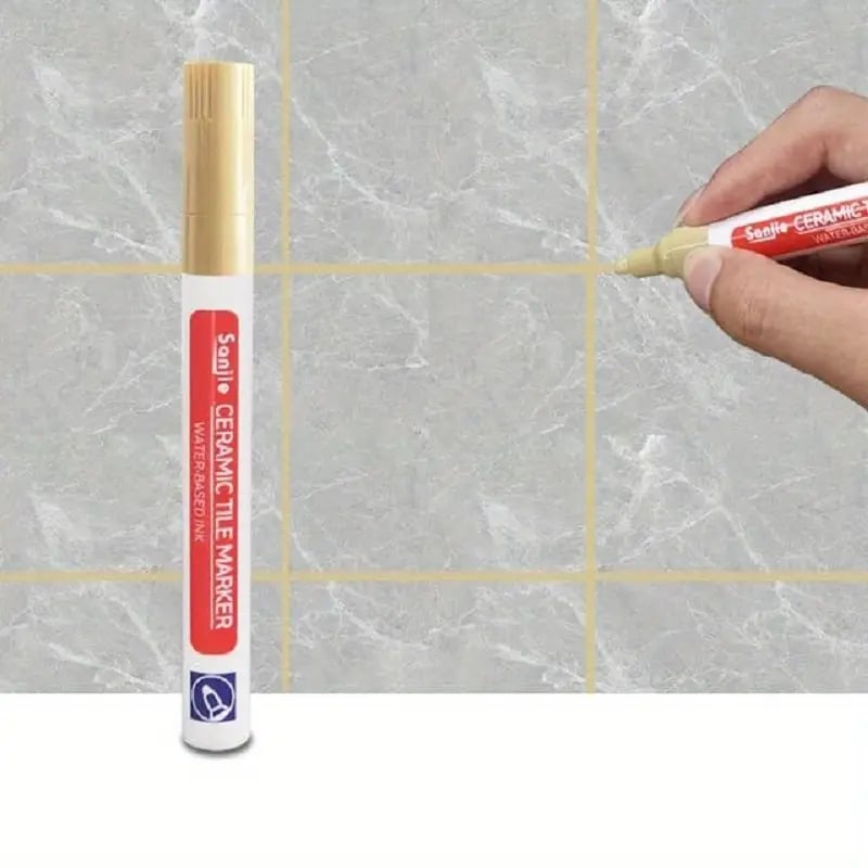 🎉 2026 Sale — Over 29,100 Sold!🖊️ Tile Grout Marker Pen – Waterproof ✨