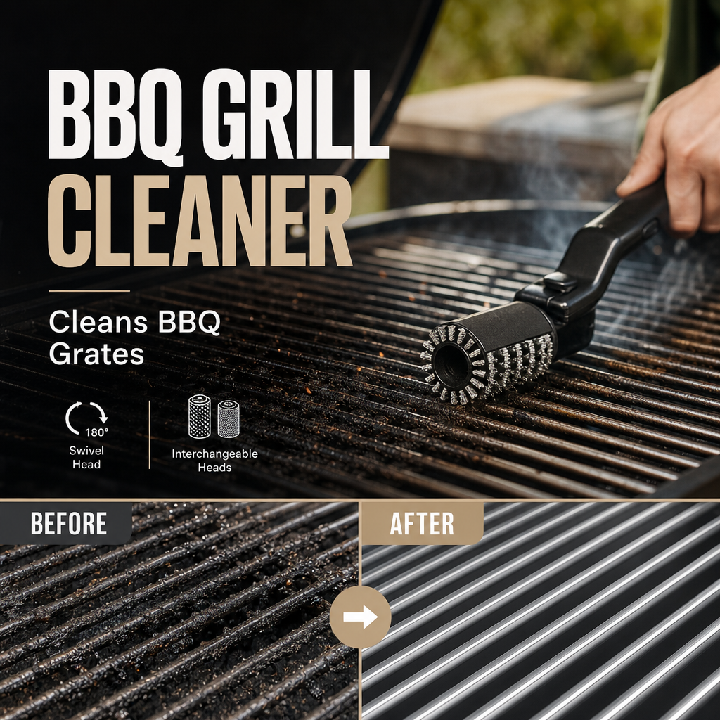 ✨🔥 Cordless Electric BBQ Brush Cleaner! ✨