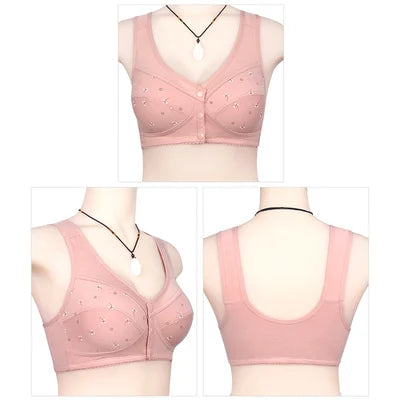 🌹Buy 1 Get 2 Free🌹Daisy Bra – LAST DAY SALE 50% OFF – Comfortable & Convenient Front Button Bra