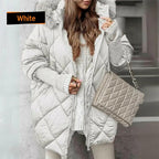 ❄️Winter Sales❄️Women's Mid-length Parka Coat with Knit Sleeves ✈️Free shipping✈️