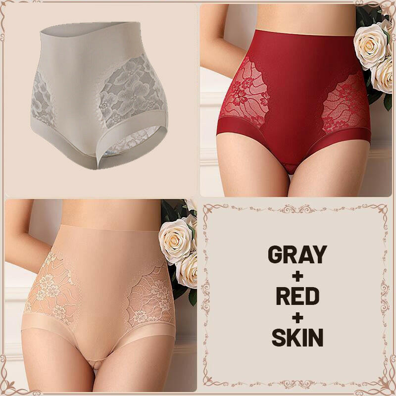 🎀50%OFF New Year Sale🎀Women’s High-Waist Lace Seamless Stretch Silky Underwear