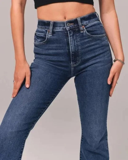 💥Hot Sale 50% OFF💥🔥Tummy Control  Ultra High Rise Stretch Flare Jean👖