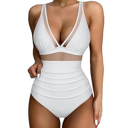 🏖️ 🏖️ Pre-Summer Sale 50% OFF🏝️Mesh Tummy Control Swimsuit