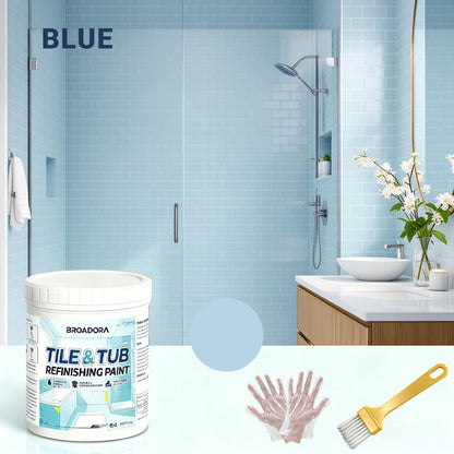🥳2026 HOT SALE🥳🛁🎨 50% OFF! Tile & Tub Refinishing Paint Kit – Waterproof, anti‑slip finish. Covers stains & cracks. Easy DIY, no pro needed. ✨🛡️
