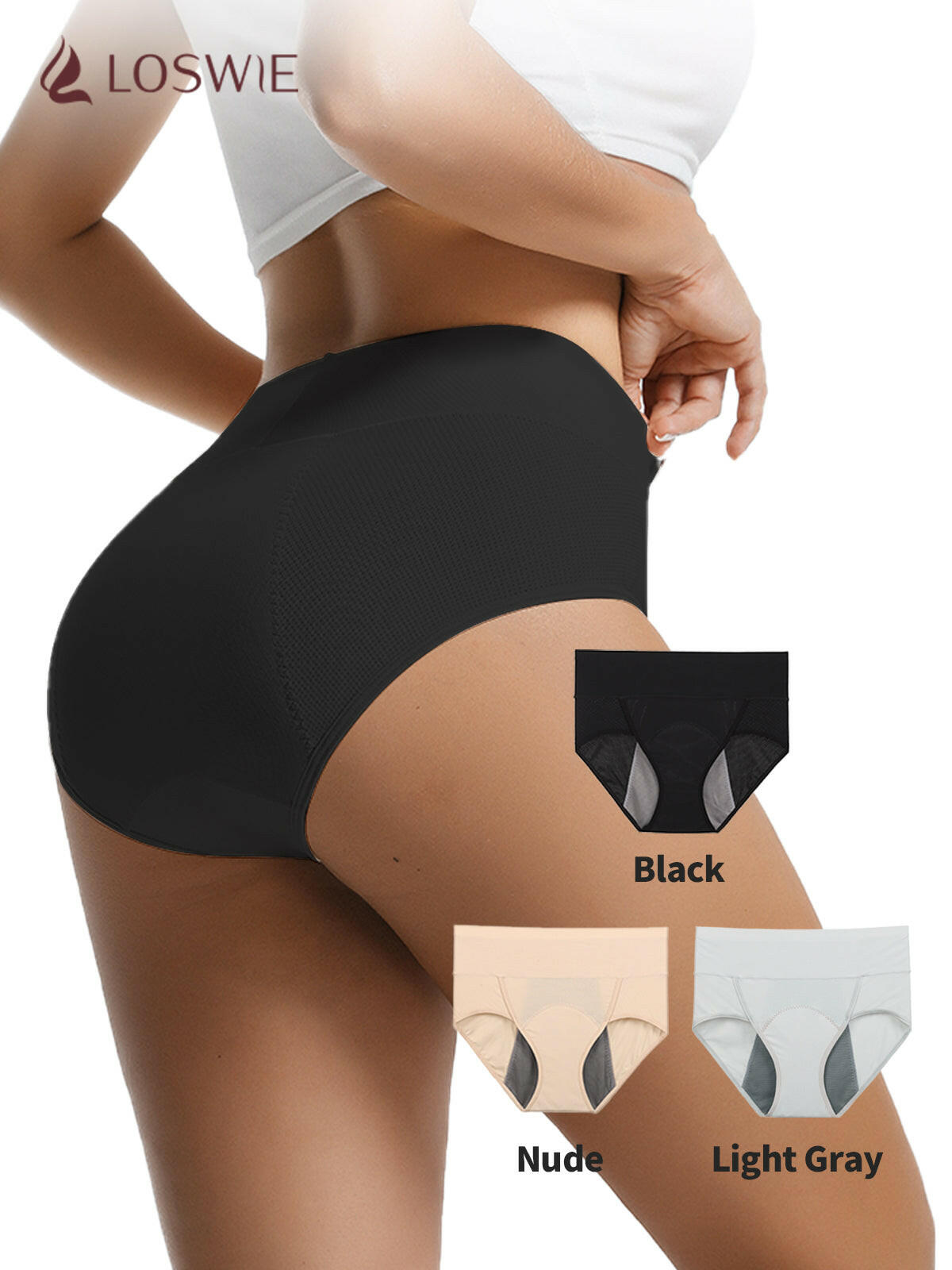 LOSWIE®Women's Breathable Leak Proof Panties