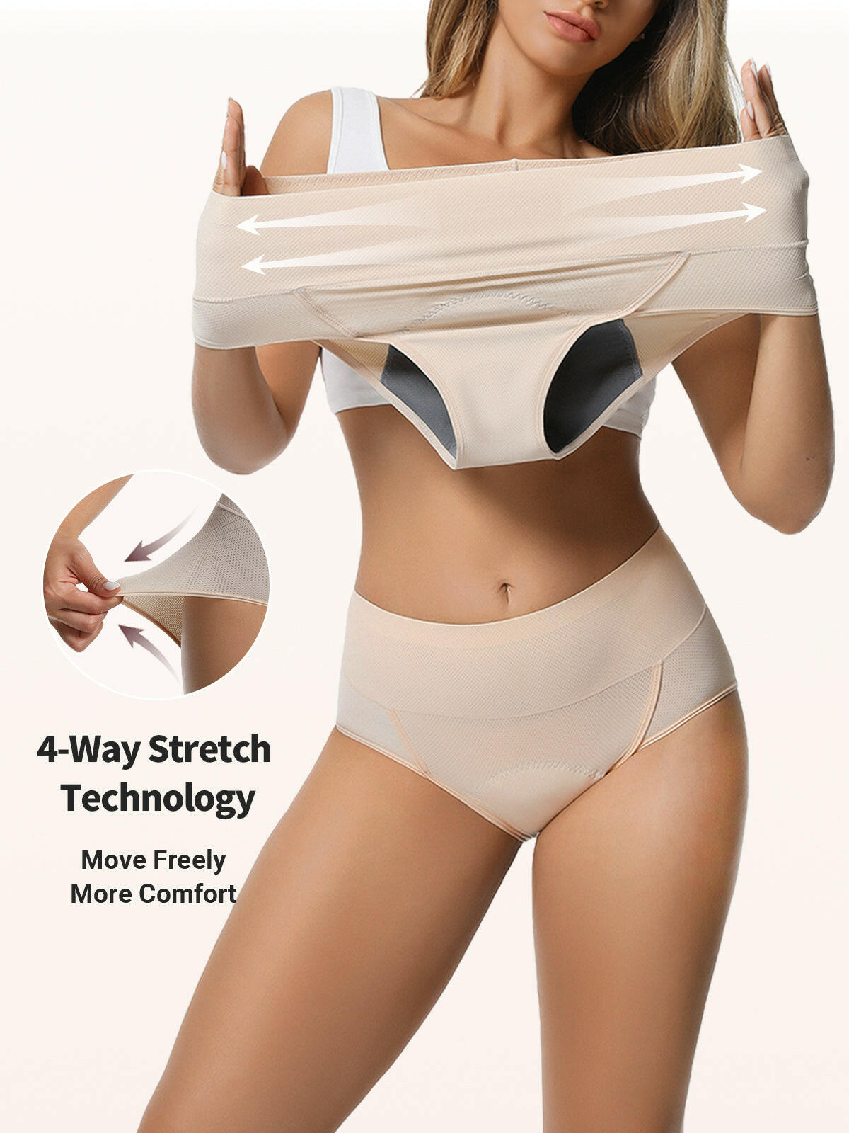 LOSWIE®Women's Breathable Leak Proof Panties