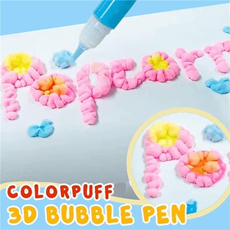 🎁🔮Magic Pen – Draw 3D with one stroke!🎄 DIY Bubble Popcorn Drawing Pens& Buy 1 Get 1 Free 🔥