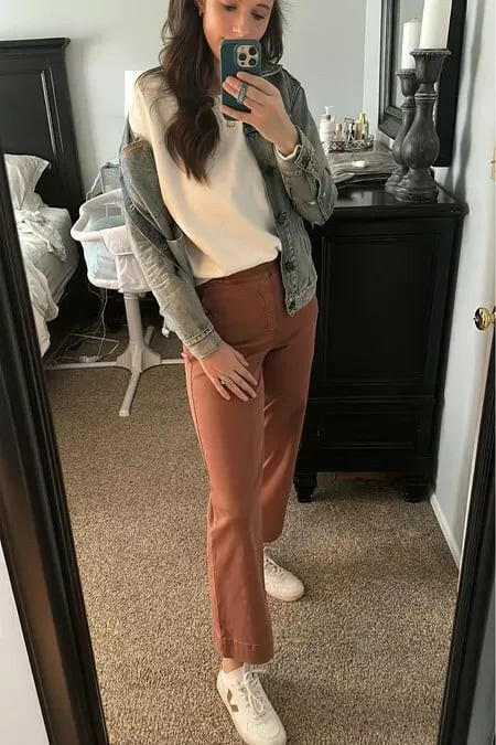 🍂Autumn Promotion 40%💕Stretch Twill Cropped Wide Leg Pants | High Waist | Loose & Comfortable