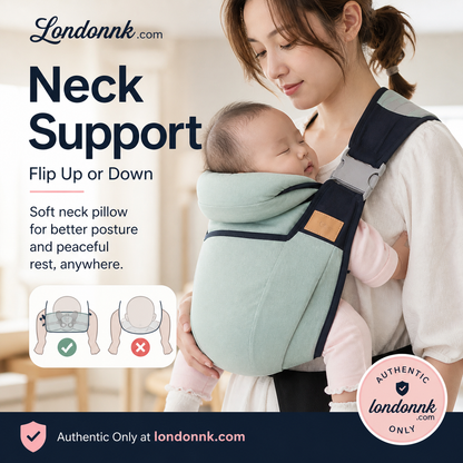 👶50% OFF NOW! 4‑In‑1 Lightweight Baby Carrier, Breathable Ergonomic Infant Sling, Hands‑Free Adjustable Baby Wrap for 0‑36 Months, Front & Back Carry for Newborn & Toddler