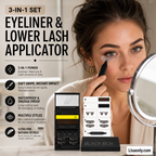 🥳2026 HOT SALE🥳💋50K+ SOLD!🔥 50% OFF!3-in-1 Kit: Eyeliner and Lower Lash Stamp