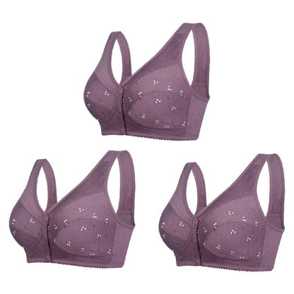 🔥Last day to buy 1 get 2 free🔥Design for Senior bra in cotton with front closure