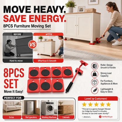 🔥50% off! Hot deal🎁! Casters! Move your furniture with ease—all by yourself! They won’t damage your furniture or floors, making it easy to maintain your ideal home environment.