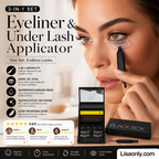 🥳2026 HOT SALE🥳💋50K+ SOLD!🔥 50% OFF!3-in-1 Kit: Eyeliner and Lower Lash Stamp