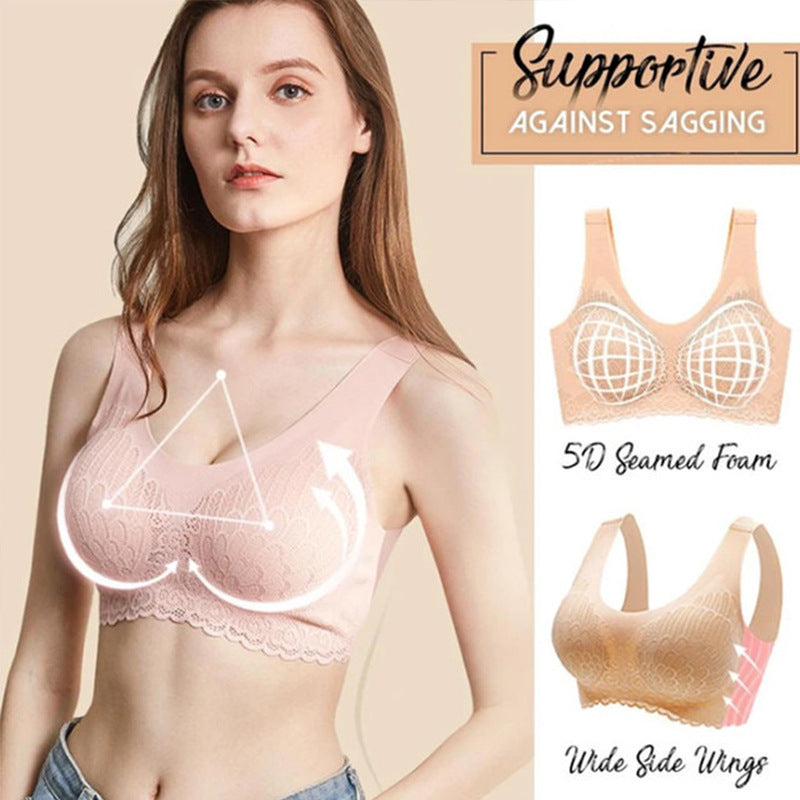 💕Natural Latex Lifting Seamless Bra