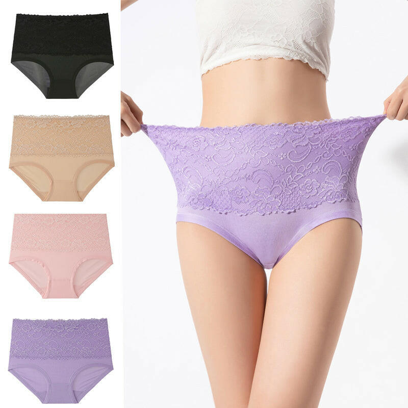 🌸Up to 50% OFF🔥Women's High-Waisted Plus Size Panties