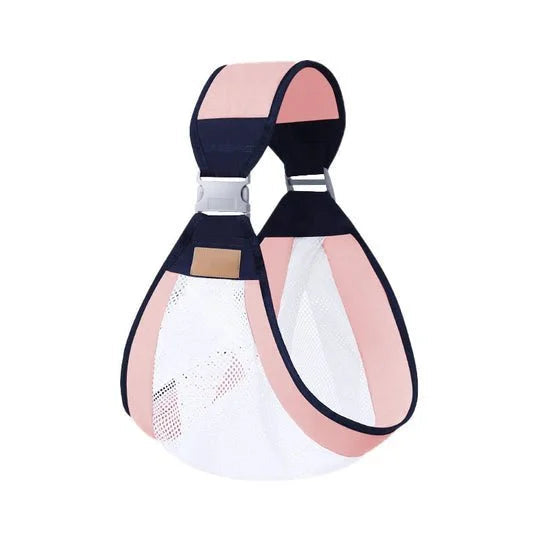 👶50% OFF NOW! 4‑In‑1 Lightweight Baby Carrier, Breathable Ergonomic Infant Sling, Hands‑Free Adjustable Baby Wrap for 0‑36 Months, Front & Back Carry for Newborn & Toddler