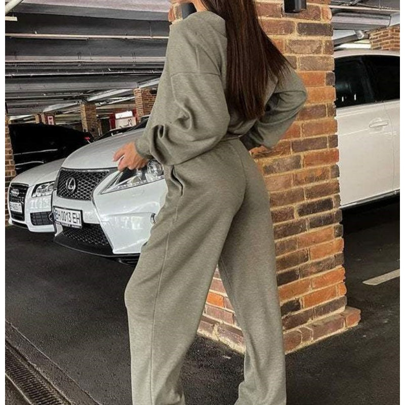🍂Autumn Promotion 40%💕 new style two-piece knitted button jacket and pants set for women
