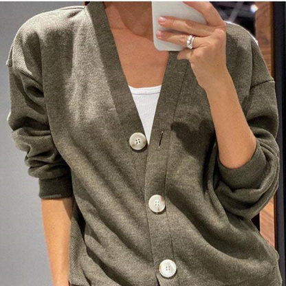 🍂Autumn Promotion 40%💕 new style two-piece knitted button jacket and pants set for women