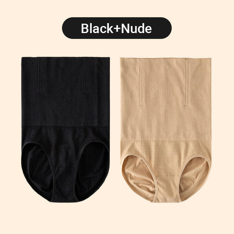 Women’s High-waist Tummy-control All-day Lift Shapewear Panties (2 Packs)