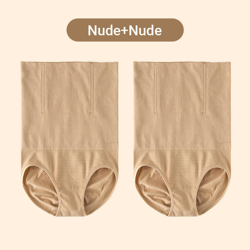 Women’s High-waist Tummy-control All-day Lift Shapewear Panties (2 Packs)