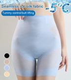 ✨New Arrival✨Ultra-thin Ice Silk High Waisted Tummy Tuck No Trace Body Shaping 3 in 1