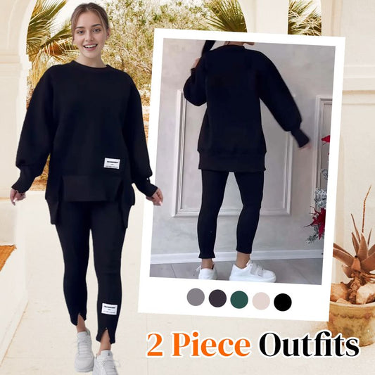🍂Autumn Promotion 40%💕Women's Casual Sweatshirt Leggings Set