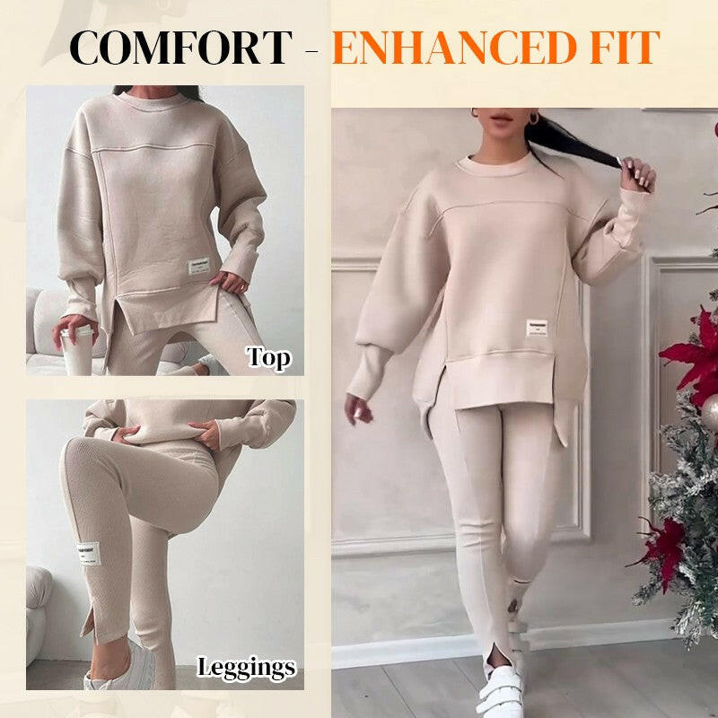 🍂Autumn Promotion 40%💕Women's Casual Sweatshirt Leggings Set