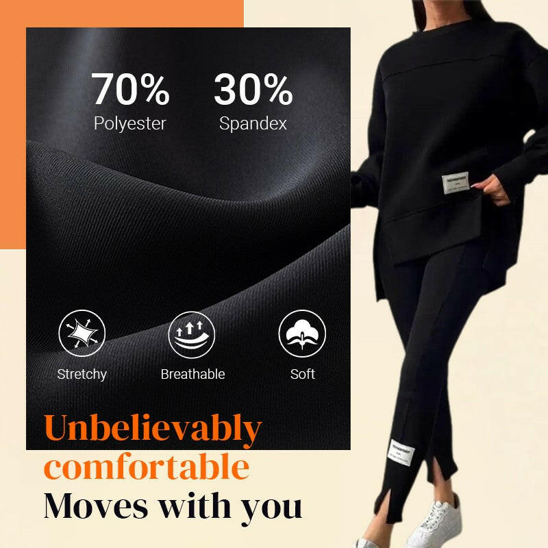 🍂Autumn Promotion 40%💕Women's Casual Sweatshirt Leggings Set